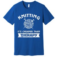 Crocheting Lover Gift Crocheting Funny Knitting Cool Gift Premium T-Shirt