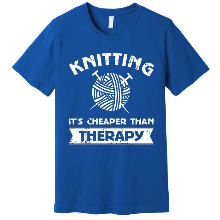 Crocheting Lover Gift Crocheting Funny Knitting Cool Gift Premium T-Shirt