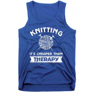 Crocheting Lover Gift Crocheting Funny Knitting Cool Gift Tank Top