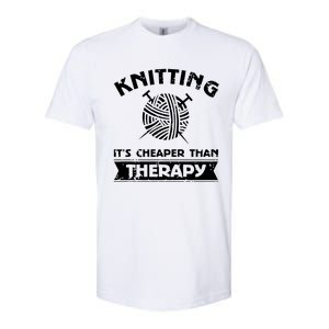 Crocheting Lover Gift Crocheting Funny Knitting Cool Gift Softstyle CVC T-Shirt