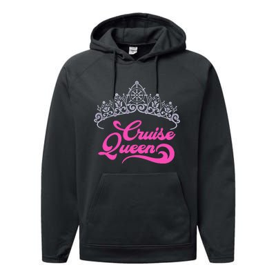 Cruising Lover Gift  Cruise Queen Performance Fleece Hoodie