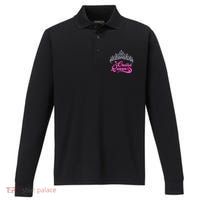 Cruising Lover Gift  Cruise Queen Performance Long Sleeve Polo