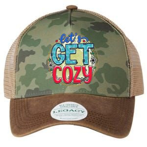 Christmas LetS Get Cozy Winter Season Holiday Meaningful Gift Legacy Tie Dye Trucker Hat