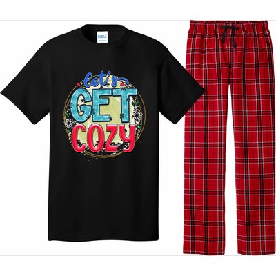 Christmas LetS Get Cozy Winter Season Holiday Meaningful Gift Pajama Set