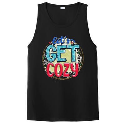 Christmas LetS Get Cozy Winter Season Holiday Meaningful Gift PosiCharge Competitor Tank