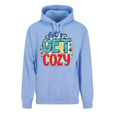 Christmas LetS Get Cozy Winter Season Holiday Meaningful Gift Unisex Surf Hoodie