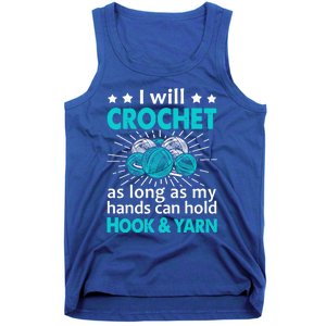 Crocheting Lover Gift Crocheting Funny Yarn Great Gift Tank Top