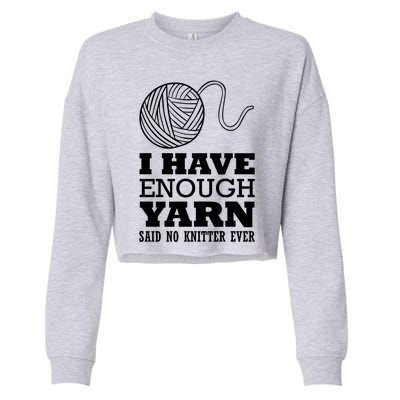 Crocheting Lover Gift Crocheting Knitter Gift Cropped Pullover Crew