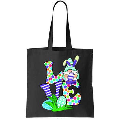 Cute Love Gnome Easter Egg Hunting Bunny Bag