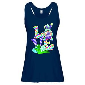 Cute Love Gnome Easter Egg Hunting Bunny Ladies Essential Flowy Tank