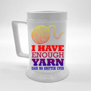 Crocheting Lover Gift Crocheting Knitter Cute Gift Beer Stein