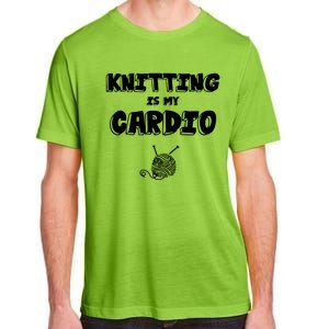 Crocheting Lover Gift Crocheting Knitting Gift Adult ChromaSoft Performance T-Shirt