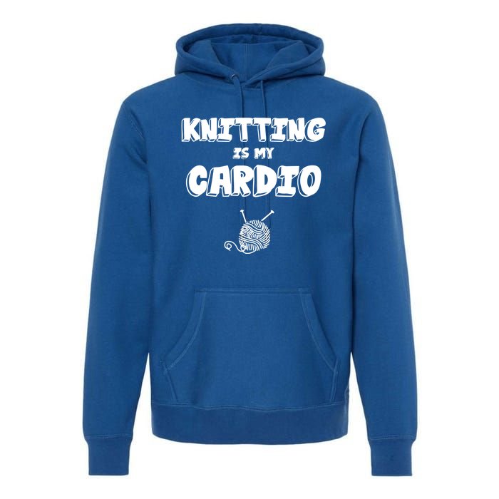 Crocheting Lover Gift Crocheting Knitting Gift Premium Hoodie