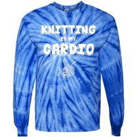 Crocheting Lover Gift Crocheting Knitting Gift Tie-Dye Long Sleeve Shirt