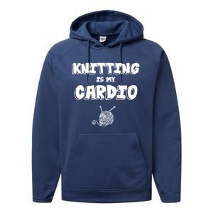 Crocheting Lover Gift Crocheting Knitting Gift Performance Fleece Hoodie