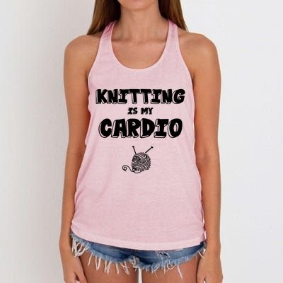 Crocheting Lover Gift Crocheting Knitting Gift Women's Knotted Racerback Tank