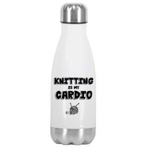 Crocheting Lover Gift Crocheting Knitting Gift Stainless Steel Insulated Water Bottle