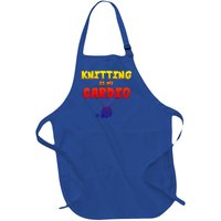 Crocheting Lover Gift Crocheting Knitting Gift Full-Length Apron With Pockets