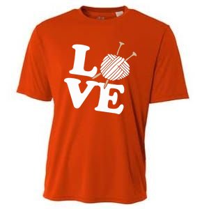 Crocheting Lover Gift Crocheting Love Sewing Gift Cooling Performance Crew T-Shirt