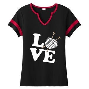 Crocheting Lover Gift Crocheting Love Sewing Gift Ladies Halftime Notch Neck Tee