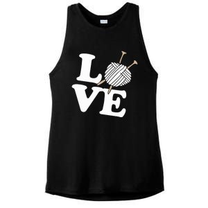 Crocheting Lover Gift Crocheting Love Sewing Gift Ladies PosiCharge Tri-Blend Wicking Tank