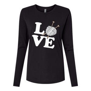 Crocheting Lover Gift Crocheting Love Sewing Gift Womens Cotton Relaxed Long Sleeve T-Shirt