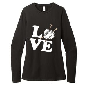 Crocheting Lover Gift Crocheting Love Sewing Gift Womens CVC Long Sleeve Shirt