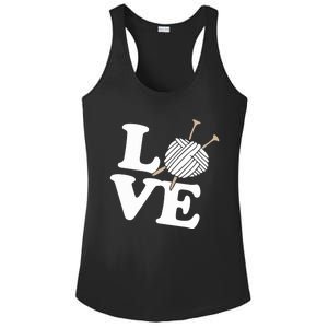 Crocheting Lover Gift Crocheting Love Sewing Gift Ladies PosiCharge Competitor Racerback Tank