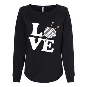 Crocheting Lover Gift Crocheting Love Sewing Gift Womens California Wash Sweatshirt