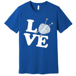 Crocheting Lover Gift Crocheting Love Sewing Gift Premium T-Shirt