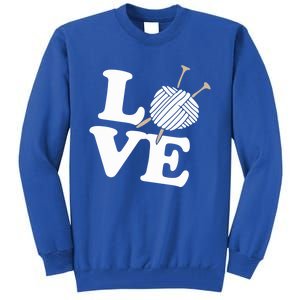 Crocheting Lover Gift Crocheting Love Sewing Gift Tall Sweatshirt