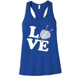 Crocheting Lover Gift Crocheting Love Sewing Gift Women's Racerback Tank