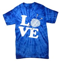 Crocheting Lover Gift Crocheting Love Sewing Gift Tie-Dye T-Shirt