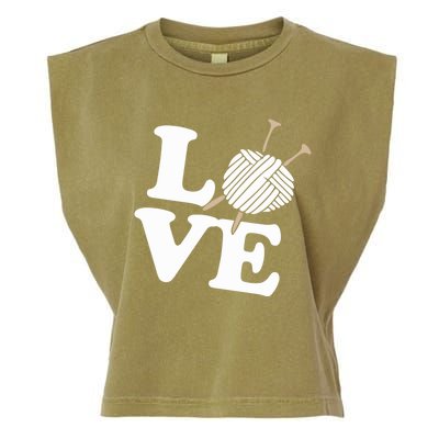 Crocheting Lover Gift Crocheting Love Sewing Gift Garment-Dyed Women's Muscle Tee