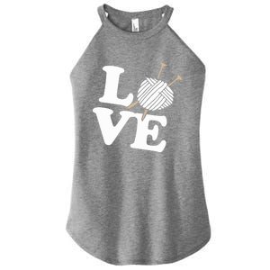 Crocheting Lover Gift Crocheting Love Sewing Gift Women's Perfect Tri Rocker Tank