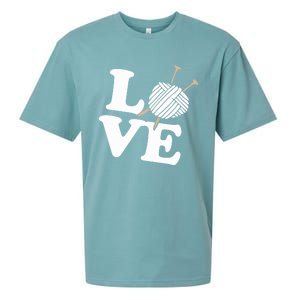 Crocheting Lover Gift Crocheting Love Sewing Gift Sueded Cloud Jersey T-Shirt