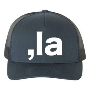 Comma La Great Gift Yupoong Adult 5-Panel Trucker Hat