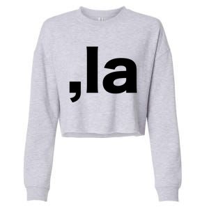 Comma La Great Gift Cropped Pullover Crew