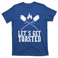 Cute Lets Get Toasted Funny Camping Gift Humor Camp Smores Gift T-Shirt