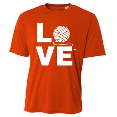 Crocheting Lover Gift Crocheting Love Yarn Gift Cooling Performance Crew T-Shirt