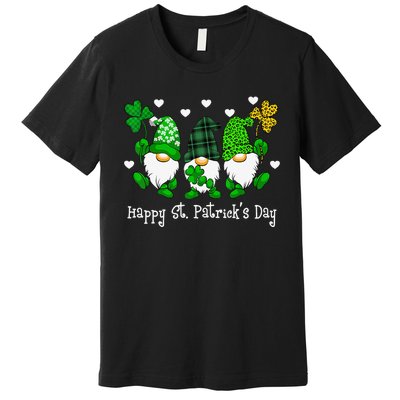 Cute Lucky Gnome Happy St Patricks Day Family Outfit Premium T-Shirt