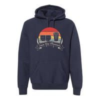 Car Lover Gift Vintage Retro Save The Manuals Stick Shift Premium Hoodie