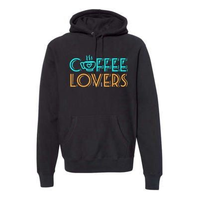 Coffee Lovers Graphic Premium Hoodie