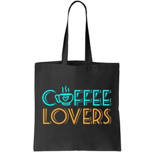 Coffee Lovers Graphic Tote Bag