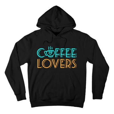 Coffee Lovers Graphic Tall Hoodie