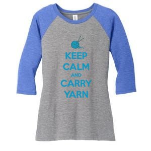 Crocheting Lover Gift Crocheting Yarn Cute Gift Women's Tri-Blend 3/4-Sleeve Raglan Shirt