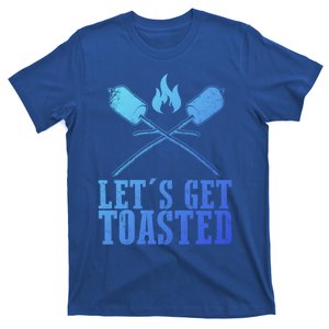 Cute Lets Get Toasted Funny Camping Gift Humor Camp Smores Gift T-Shirt