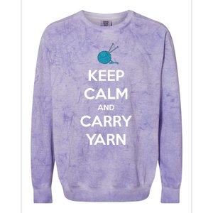 Crocheting Lover Gift Crocheting Yarn Great Gift Colorblast Crewneck Sweatshirt