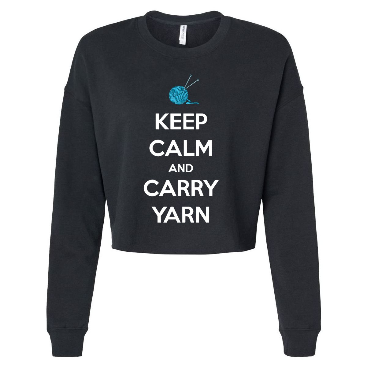 Crocheting Lover Gift Crocheting Yarn Great Gift Cropped Pullover Crew