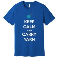 Crocheting Lover Gift Crocheting Yarn Great Gift Premium T-Shirt